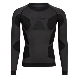 Dynamic Air Baselayer Top Charcoal