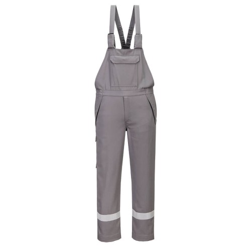 Bizflame Work FR Bib &amp; Brace Grey L