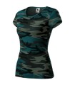 Camo Pure C22 Koszulka damska camouflage petrol 2XL
