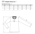 Pique Polo LS 231 Koszulka polo damska zieleń trawy