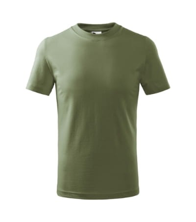 Basic 138 Koszulka dziecięca khaki