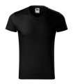 Slim Fit V-neck 146 Koszulka męska czarny