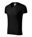 Slim Fit V-neck 146 Koszulka męska czarny