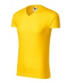 Slim Fit V-neck 146 Koszulka męska żółty