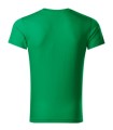 Slim Fit V-neck 146 Koszulka męska zieleń trawy