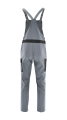 Spodnie ogrodniczki SKIPER  (SZARY/CZARNY)