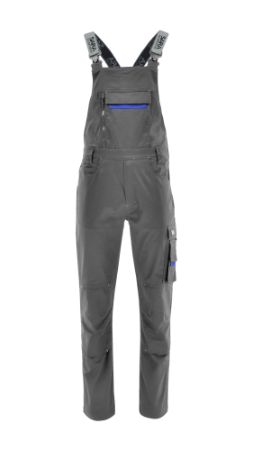 Spodnie ogrodniczki ACTIFLEX (SZARY/NIEBIESKI)