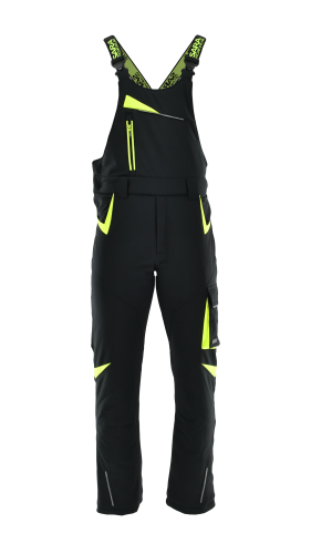 Spodnie  softshell ogrodniczki ocieplane COMFORT WINTER
