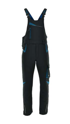 Spodnie softshell ogrodniczki ocieplane COMFORT WINTER