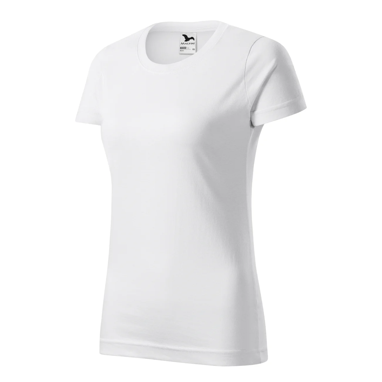 134_00_C-1 T-shirt damski Malfini Basic 134 biały - obrazek 1