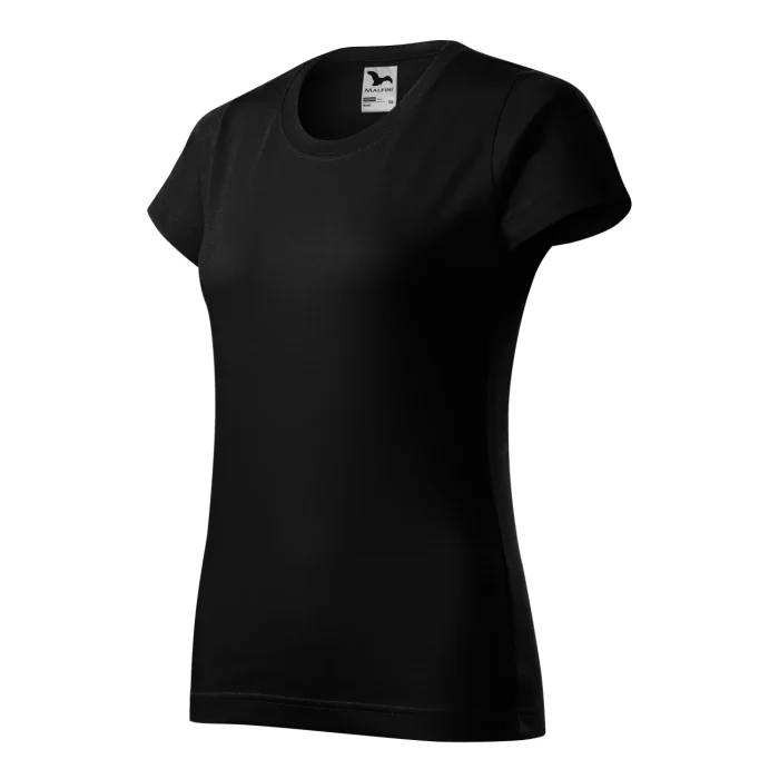 T-shirt damski Malfini Basic 134 czarny - obrazek 4