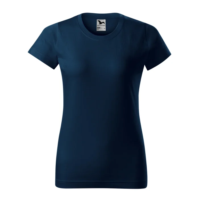 T-shirt damski Malfini Basic 134 granatowy - obrazek 2
