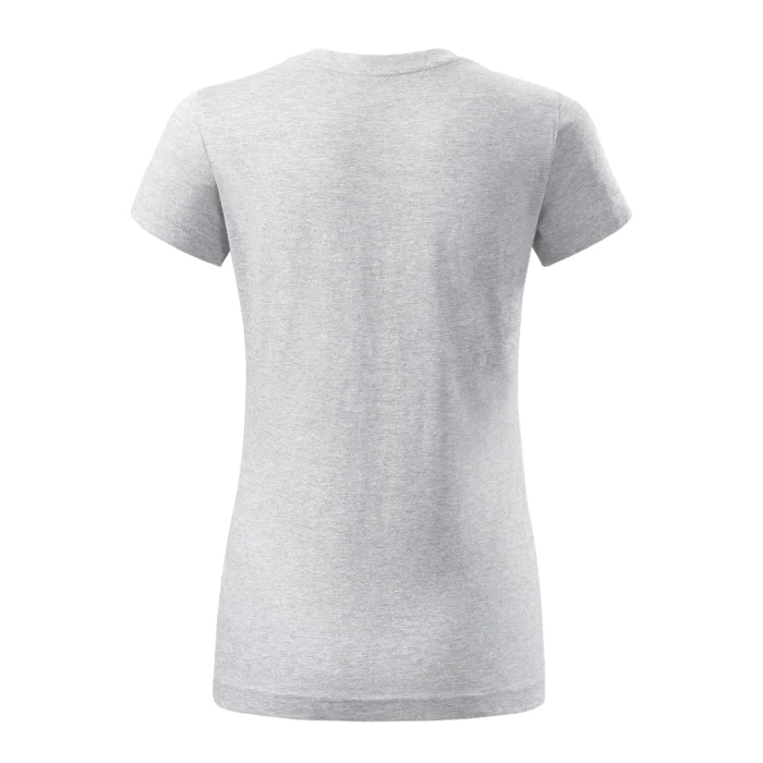 T-shirt damski Malfini Basic 134 jasnoszary melanż - obrazek 3