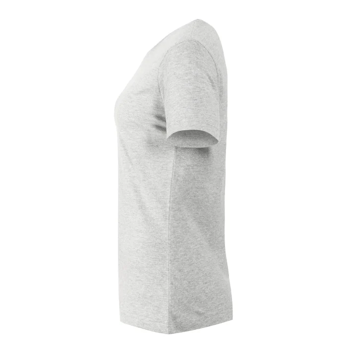T-shirt damski Malfini Basic 134 jasnoszary melanż - obrazek 5