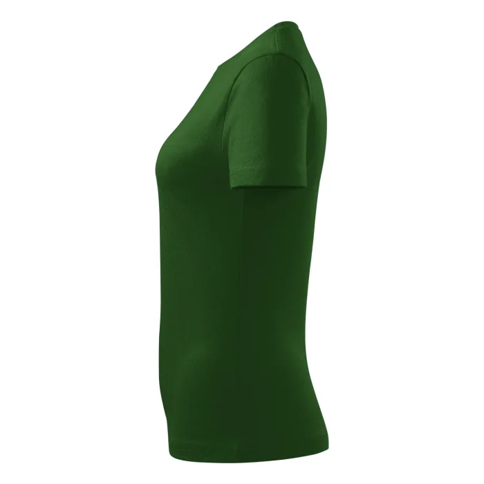 T-shirt damski Malfini Basic 134 zieleń butelkowa - obrazek 5