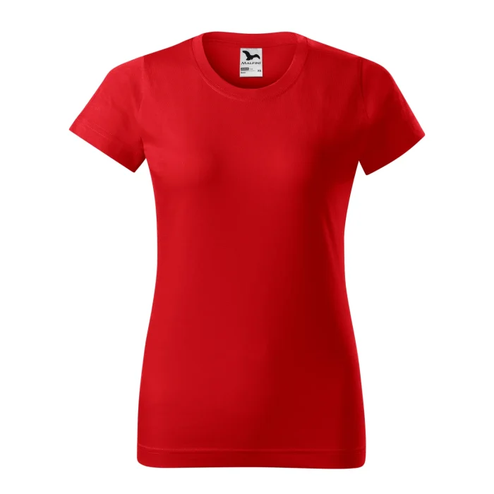 T-shirt damski Malfini Basic 134 czerwona - obrazek 2