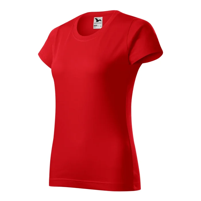 T-shirt damski Malfini Basic 134 czerwona - obrazek 4