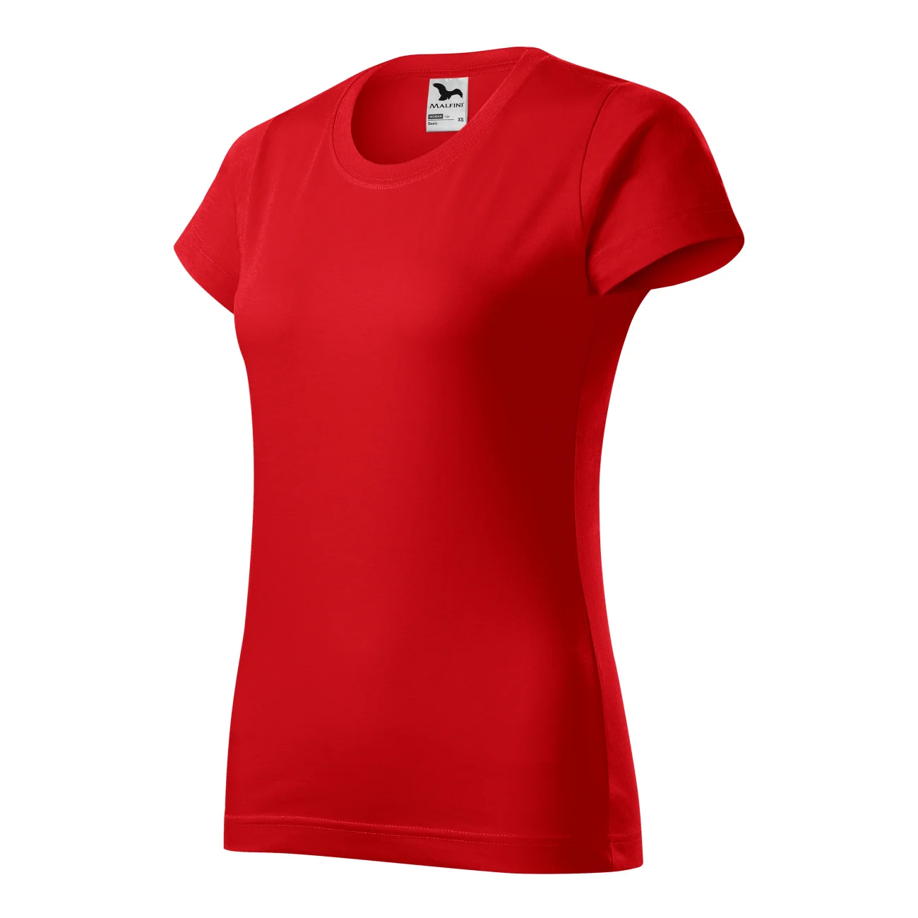 134_07_C T-shirt damski Malfini Basic 134 czerwona - obrazek 1