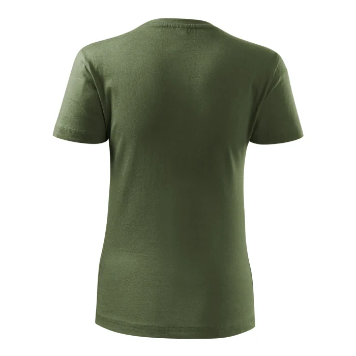 T-shirt damski Malfini Basic 134 khaki - obrazek 3