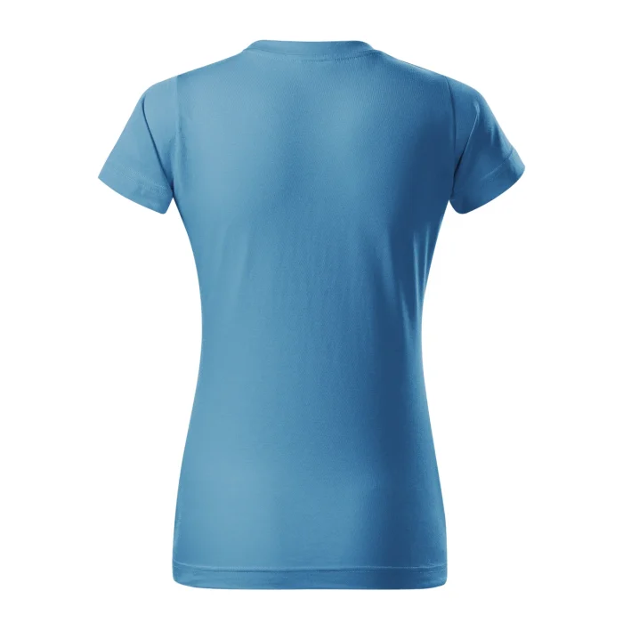 T-shirt damski Malfini Basic 134 lazurowa - obrazek 3