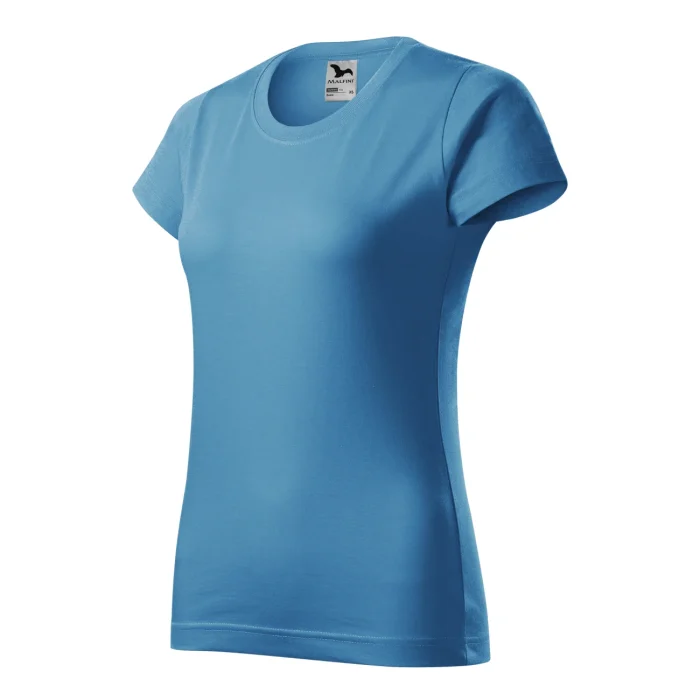 T-shirt damski Malfini Basic 134 lazurowa - obrazek 4