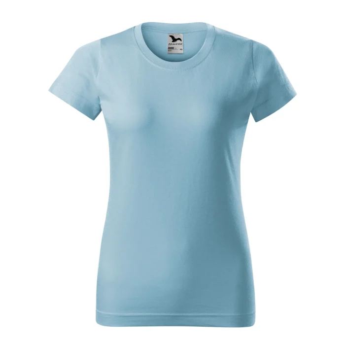 T-shirt damski Malfini Basic 134 błękitna - obrazek 2