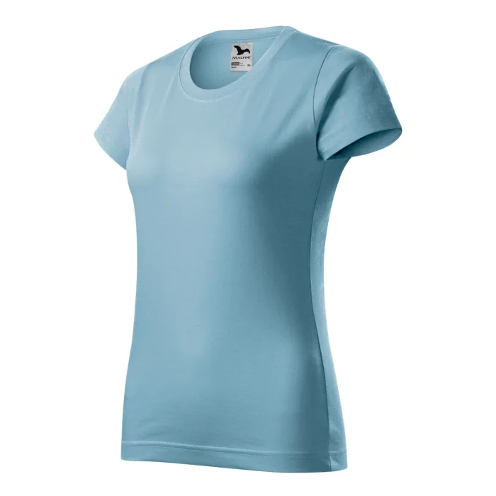 T-shirt damski Malfini Basic 134 błękitna - obrazek 4