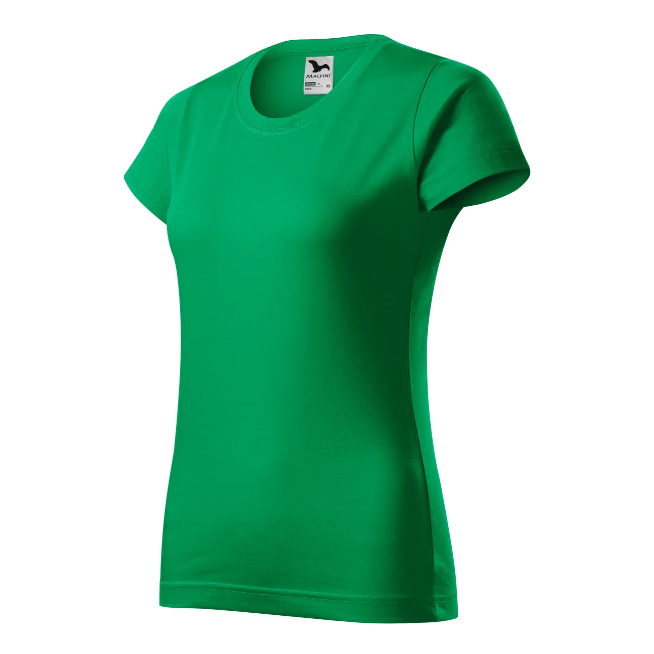 134_16_C T-shirt damski Malfini Basic 134 zieleń trawy - obrazek 1