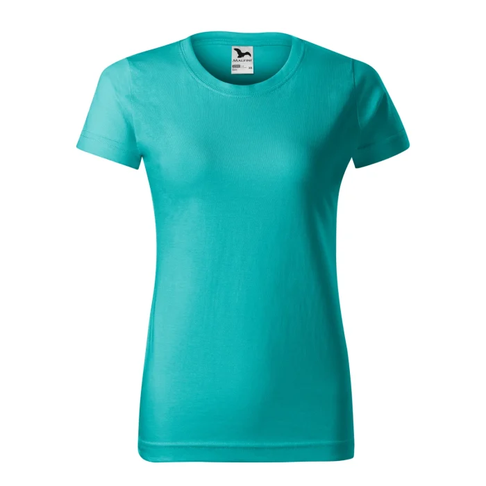 T-shirt damski Malfini Basic 134 szmaragdowa - obrazek 2