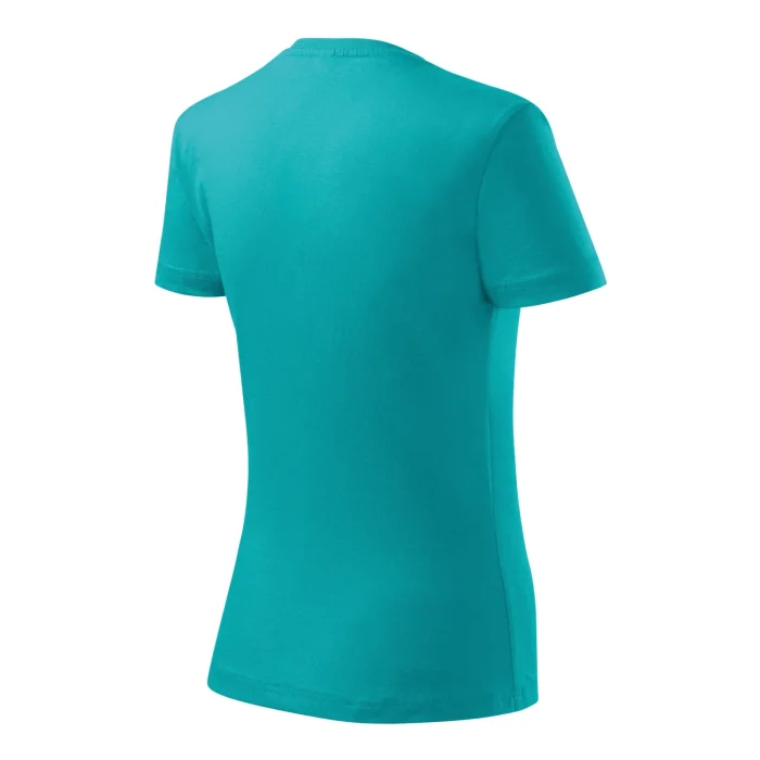 T-shirt damski Malfini Basic 134 szmaragdowa - obrazek 5