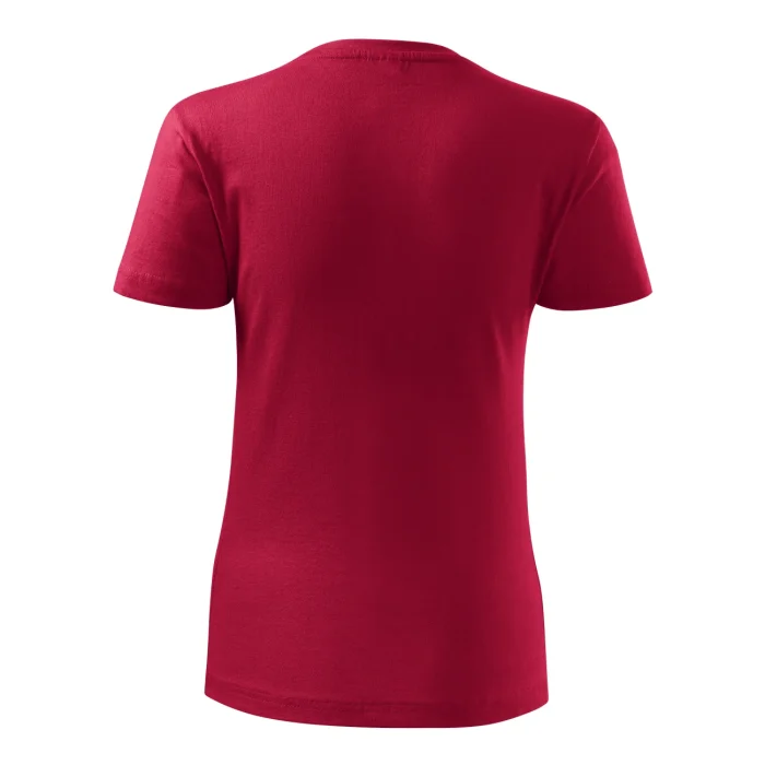 T-shirt damski Malfini Basic 134 czerwony malboro - obrazek 3