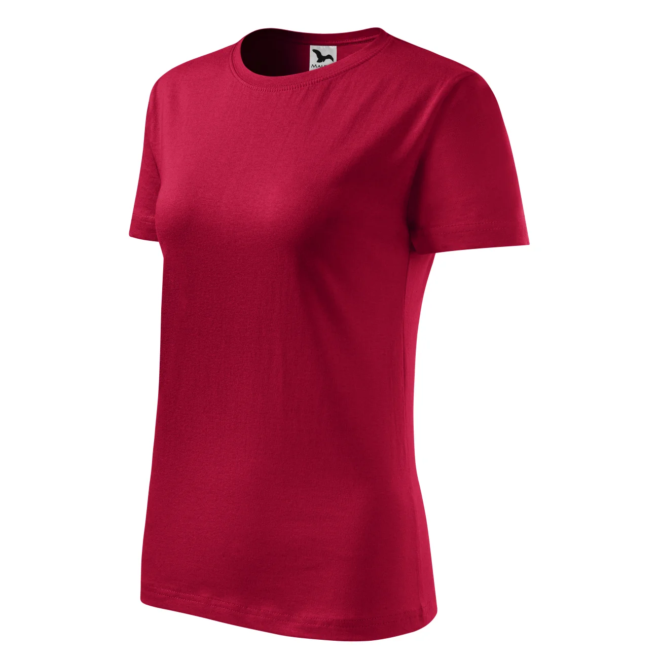 134_23_C T-shirt damski Malfini Basic 134 czerwony malboro - obrazek 1