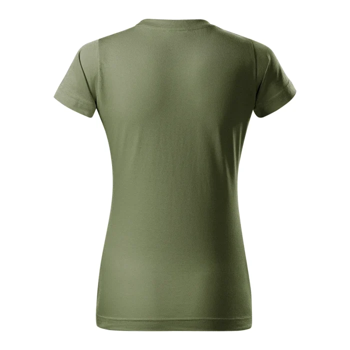 T-shirt damski Malfini Basic 134 jasny khaki - obrazek 3