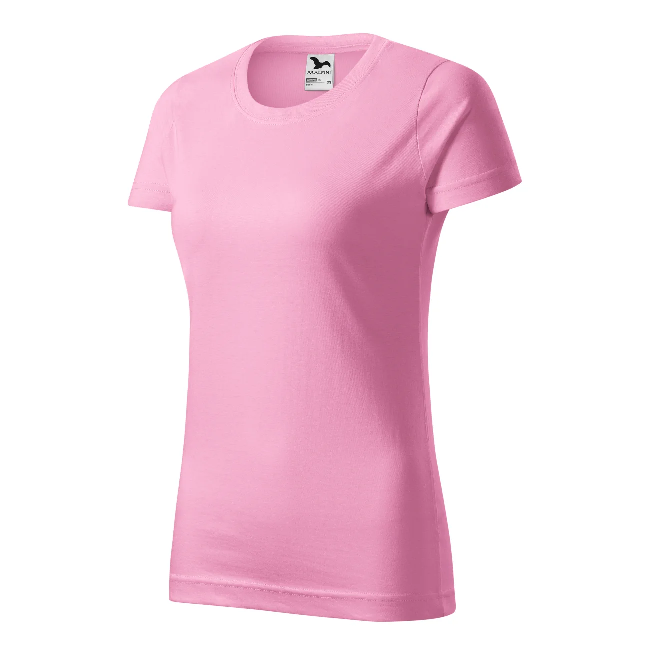 134_30_C T-shirt damski Malfini Basic 134 różowa - obrazek 1