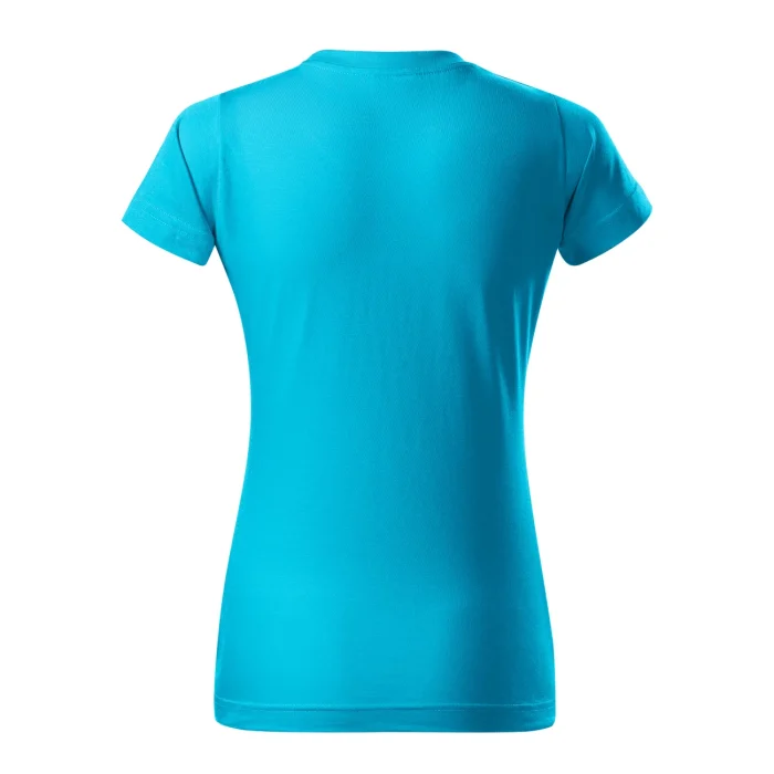 T-shirt damski Malfini Basic 134 turkusowa - obrazek 3