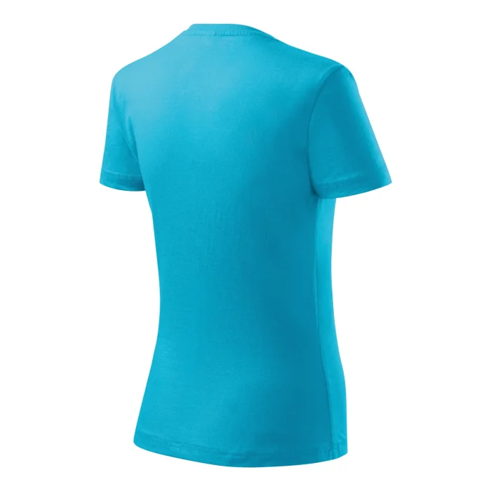 T-shirt damski Malfini Basic 134 turkusowa - obrazek 5