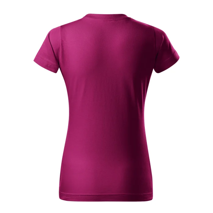 T-shirt damski Malfini Basic 134 fuchsia red - obrazek 3