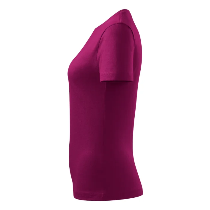 T-shirt damski Malfini Basic 134 fuchsia red - obrazek 5