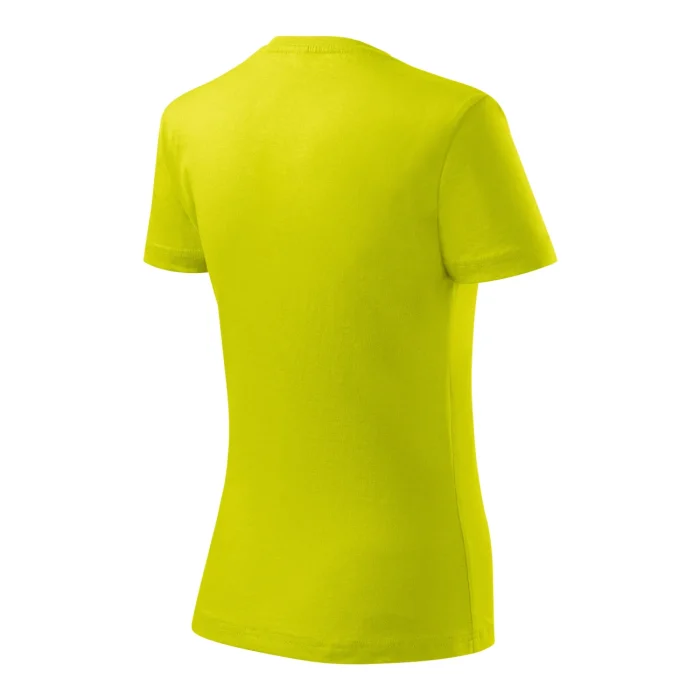 T-shirt damski Malfini Basic 134 limonkowa - obrazek 5