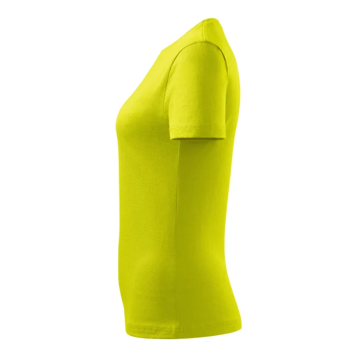 T-shirt damski Malfini Basic 134 limonkowa - obrazek 6