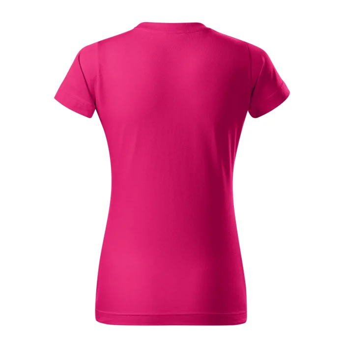 T-shirt damski Malfini Basic 134 malinowa - obrazek 3