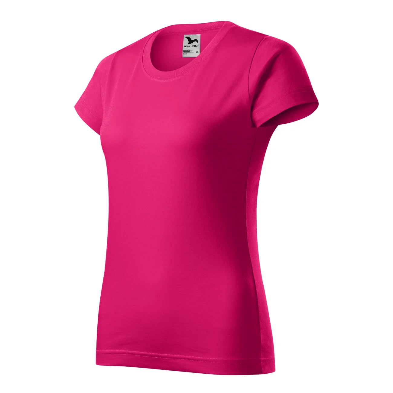 134_63_C T-shirt damski Malfini Basic 134 malinowa - obrazek 1