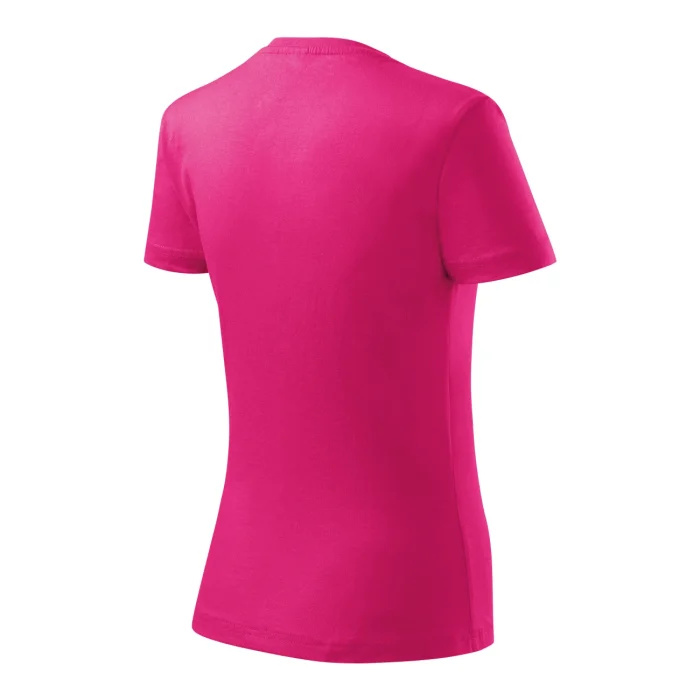 T-shirt damski Malfini Basic 134 malinowa - obrazek 5