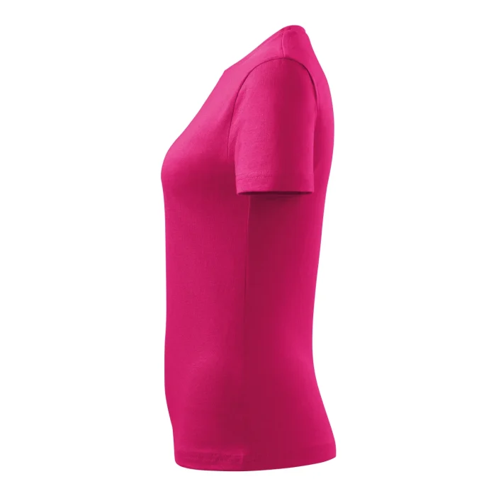 T-shirt damski Malfini Basic 134 malinowa - obrazek 6
