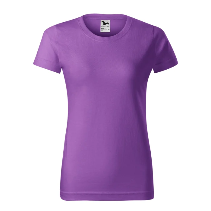 T-shirt damski Malfini Basic 134 fioletowa - obrazek 2