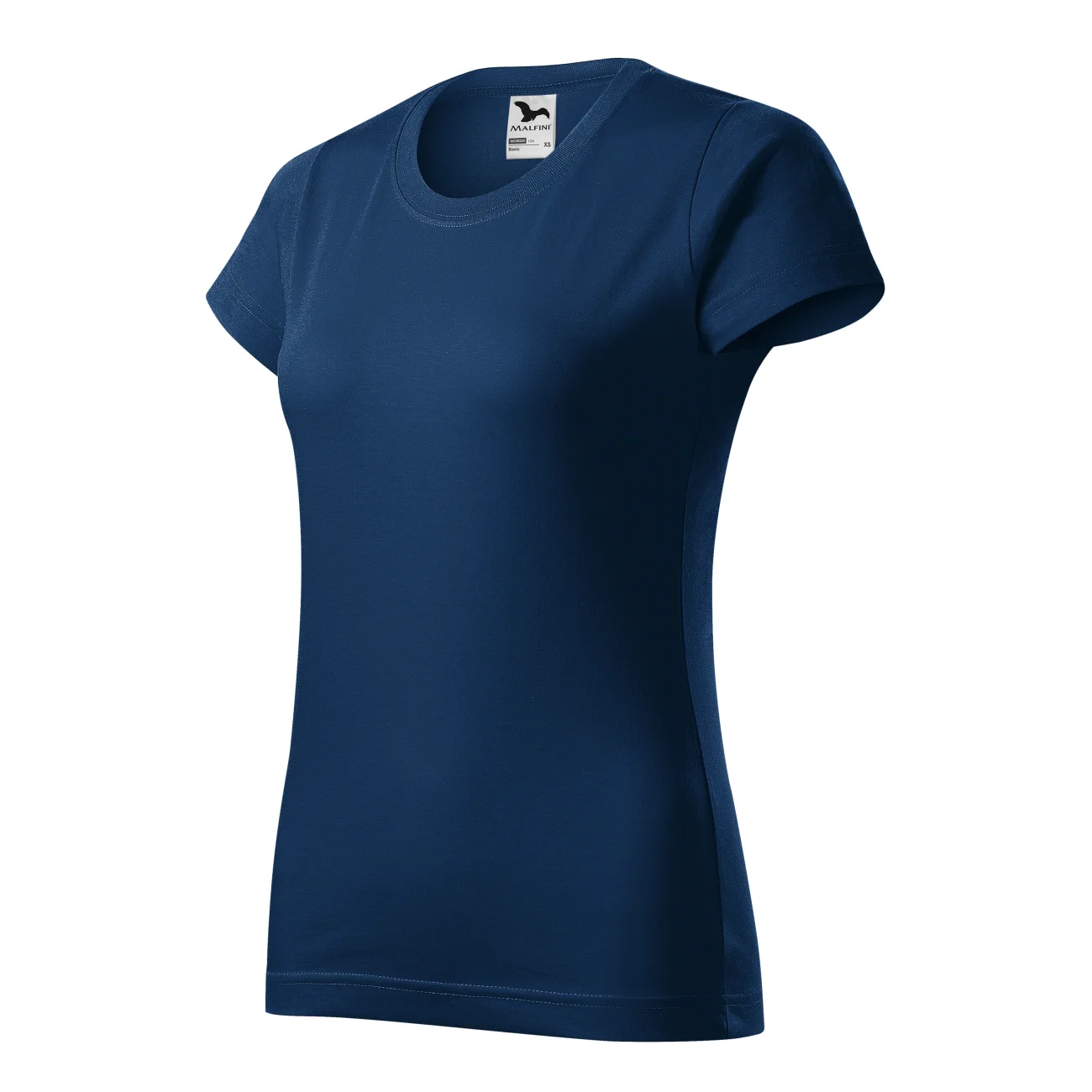 134_87_C T-shirt damski Malfini Basic 134 ciemnoniebieski - obrazek 1