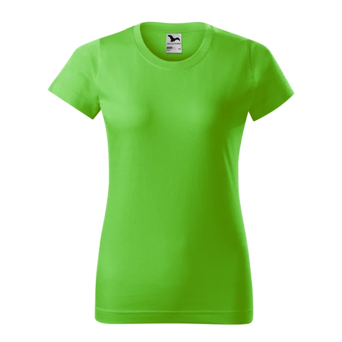 T-shirt damski Malfini Basic 134 zielone jabłko - obrazek 3