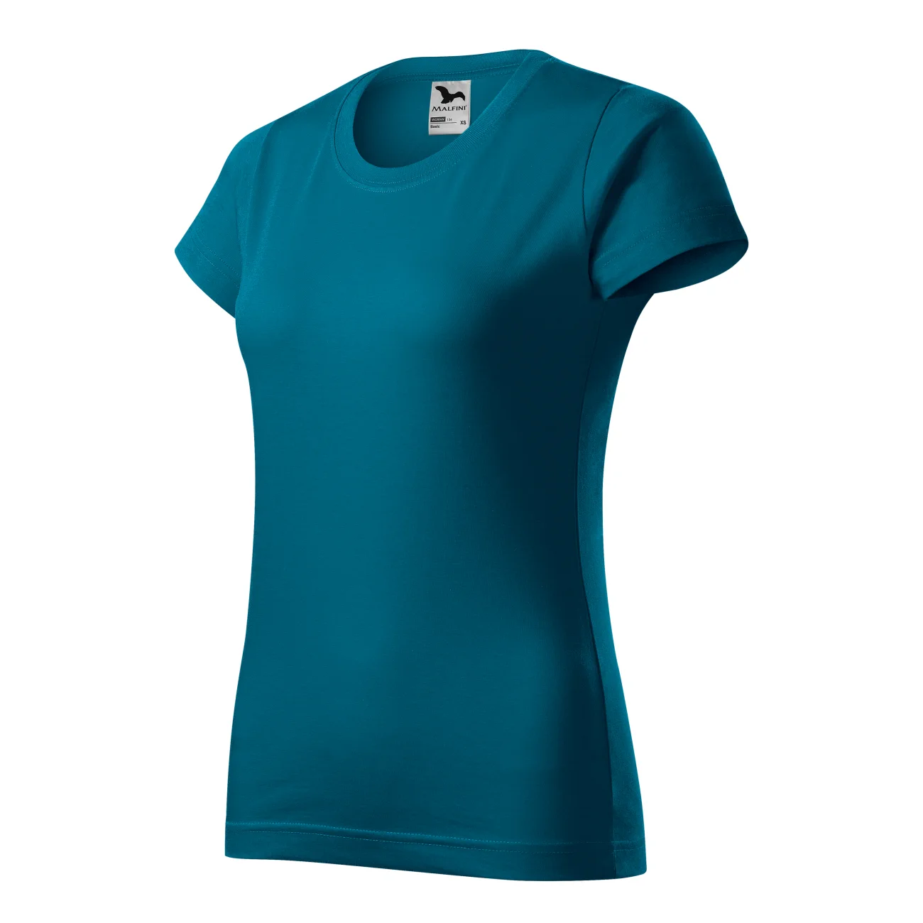 134_93_C T-shirt damski Malfini Basic 134 petrol blue - obrazek 1