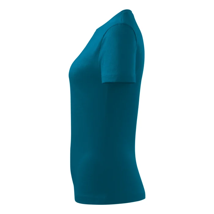 T-shirt damski Malfini Basic 134 petrol blue - obrazek 5