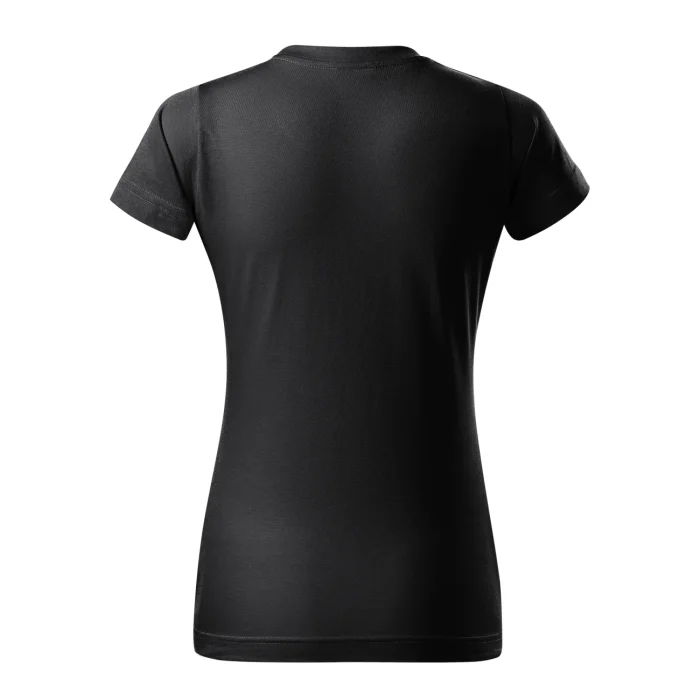 T-shirt damski Malfini Basic 134 ebony grey - obrazek 3